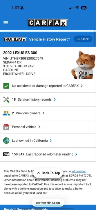 2002 Lexus ES 4th Gen - Image 14 of 14