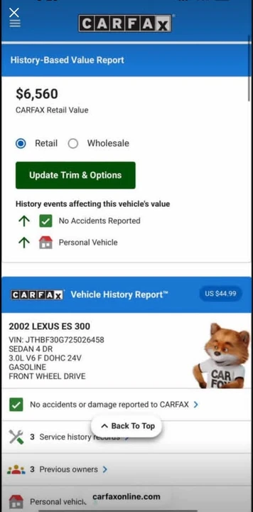2002 Lexus ES 4th Gen - Image 20 of 20