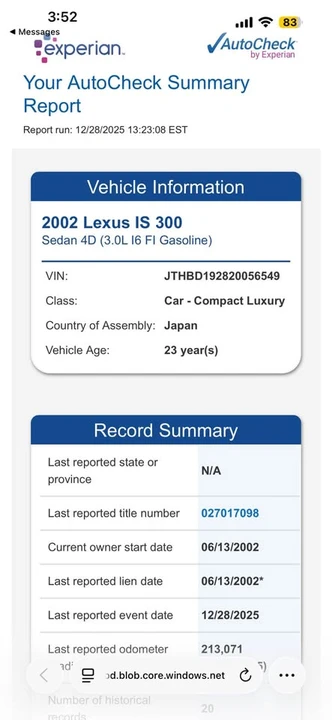 2002 Lexus IS 1st Gen - Image 14 of 16