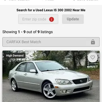 2002 Lexus IS 300 Sedan 4D