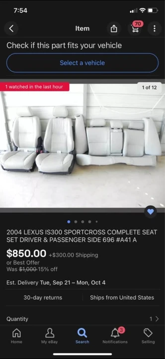 2002 Lexus IS 1st Gen - Image 12 of 15