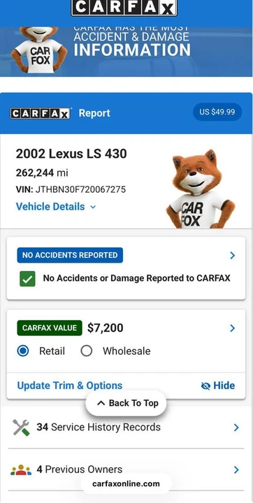 2002 Lexus LS 3rd Gen - Image 12 of 12