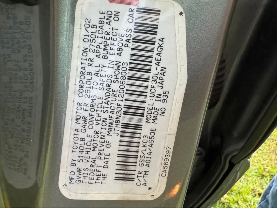 2002 Lexus LS 3rd Gen - Image 12 of 12