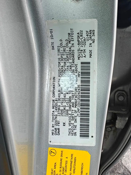 2002 Lexus RX 1st Gen - Image 15 of 18