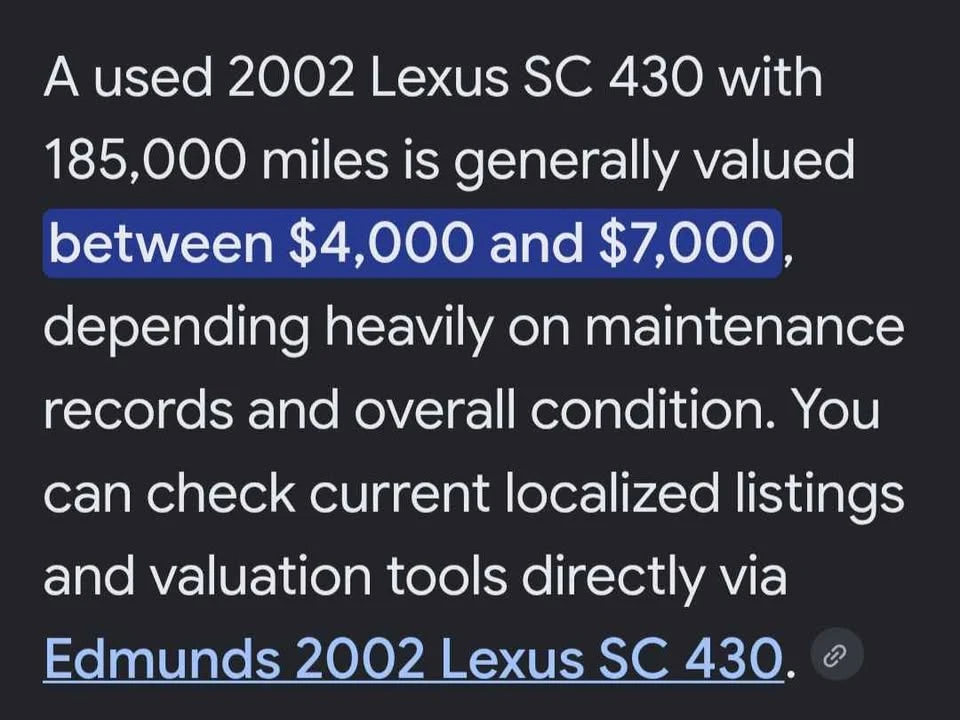 2002 Lexus SC430 - Image 14 of 14