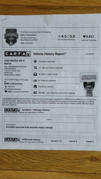 2002 Mazda NB MX-5 Miata - Image 19 of 19