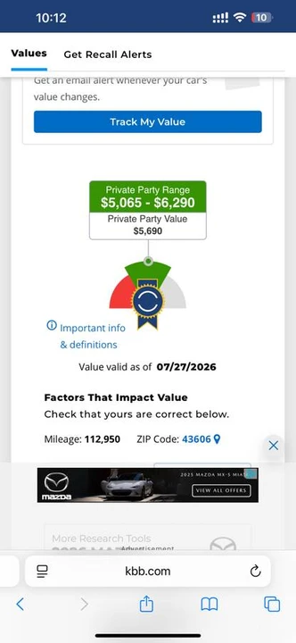 2002 Mazda NB MX-5 Miata - Image 6 of 10