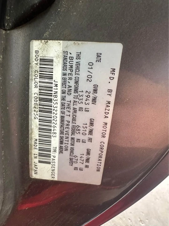 2002 Mazda NB MX-5 Miata - Image 8 of 20
