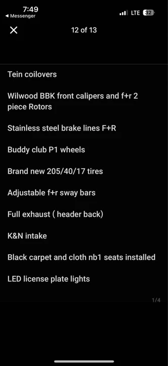 2002 Mazda NB MX-5 Miata - Image 7 of 8