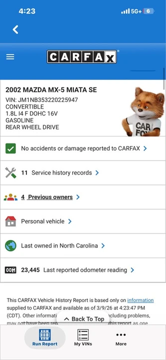 2002 Mazda NB MX-5 Miata - Image 18 of 18