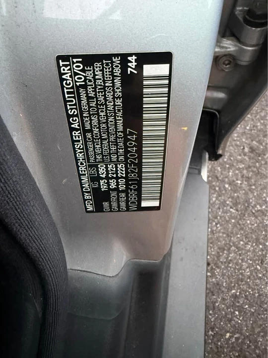 2002 Mercedes-Benz W203 C-Class - Image 8 of 10