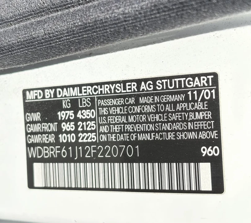 2002 Mercedes-Benz W203 C-Class - Image 9 of 11