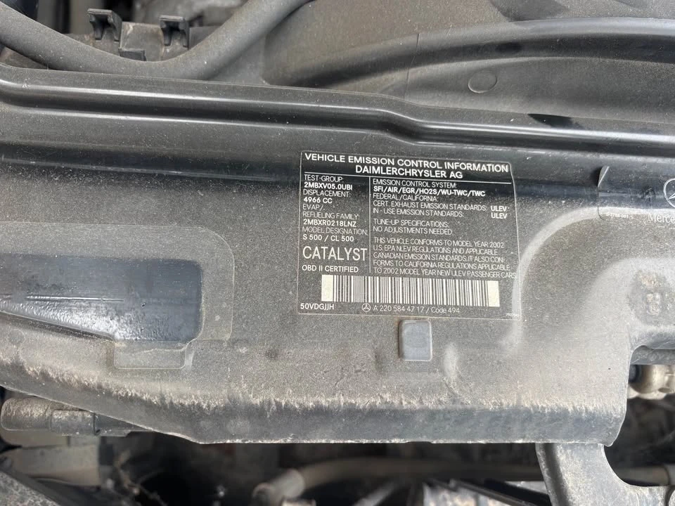 2002 Mercedes-Benz C215 CL-Class - Image 16 of 16