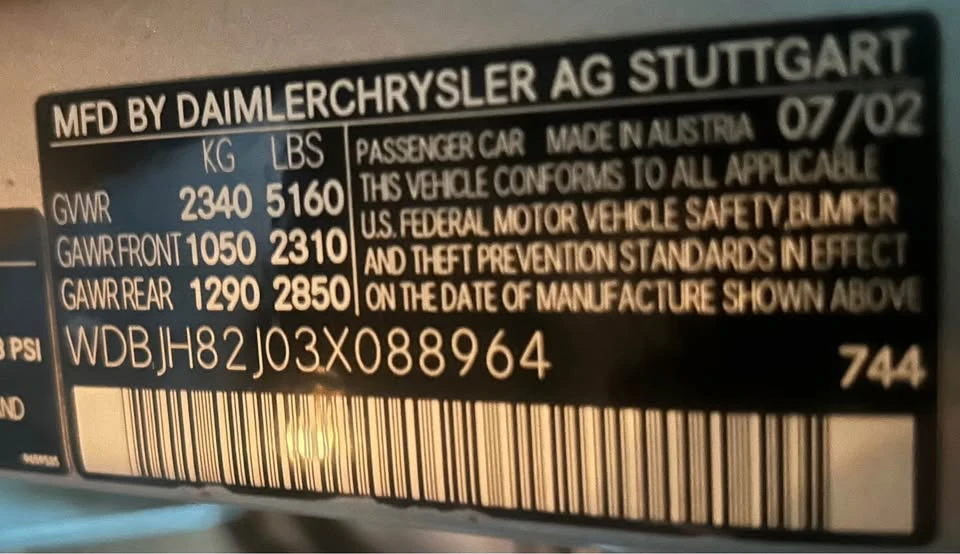 2002 Mercedes-Benz W210 E-Class - Image 3 of 14