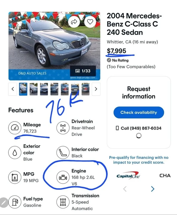 2002 Mercedes-Benz W203 C-Class - Image 17 of 18