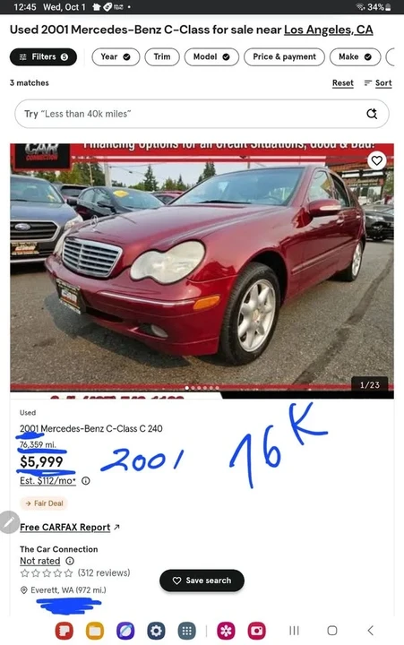 2002 Mercedes-Benz W203 C-Class - Image 14 of 18