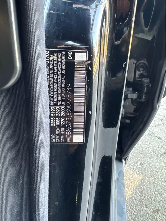 2002 Mercedes-Benz W220 S-Class - Image 10 of 10