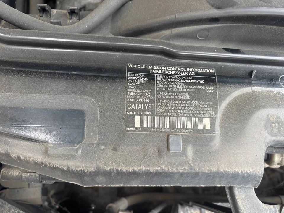 2002 Mercedes-Benz C215 CL-Class - Image 12 of 15
