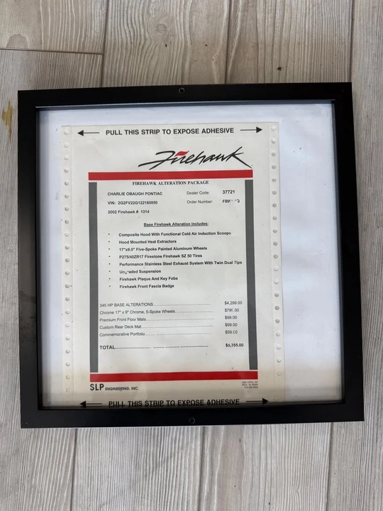 2002 Pontiac Firebird Formula 4th Gen - Image 19 of 19