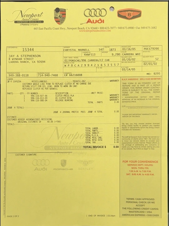 2002 Porsche 996 Carrera 4 - Image 7 of 12