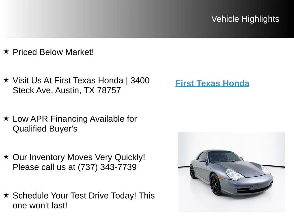 2002 Porsche 996 Carrera - Image 9 of 31