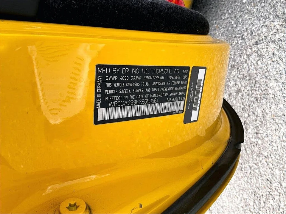 2002 Porsche 996 Carrera - Image 26 of 26