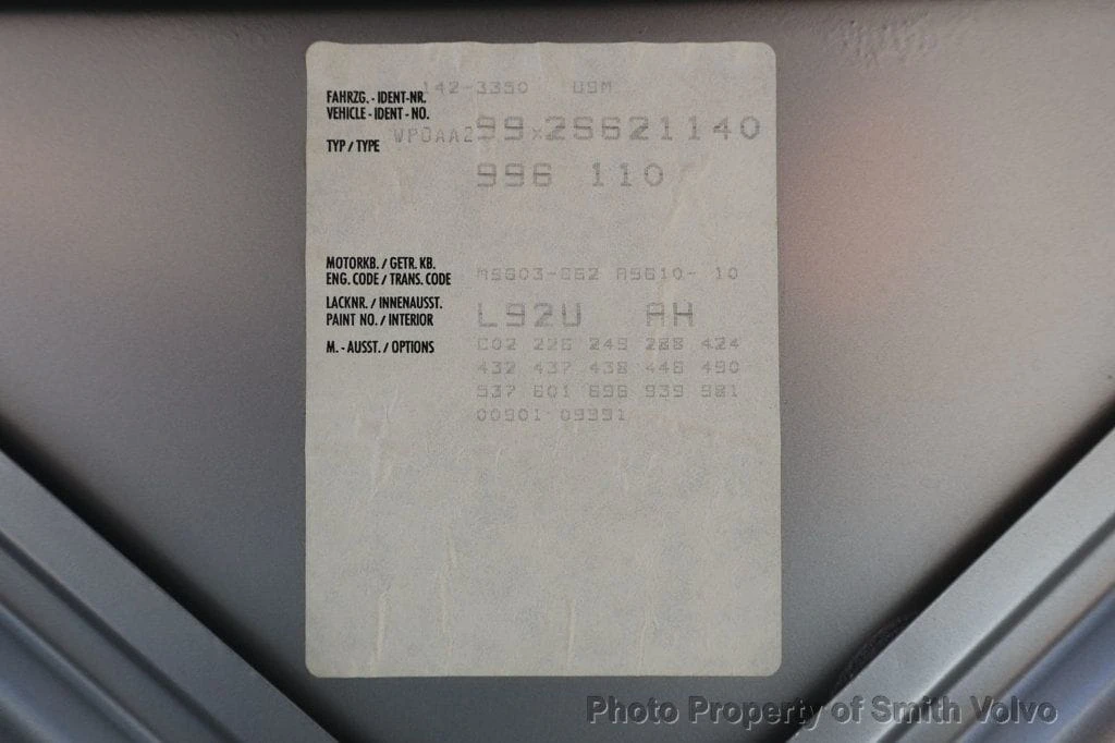 2002 Porsche 996 Carrera - Image 13 of 17
