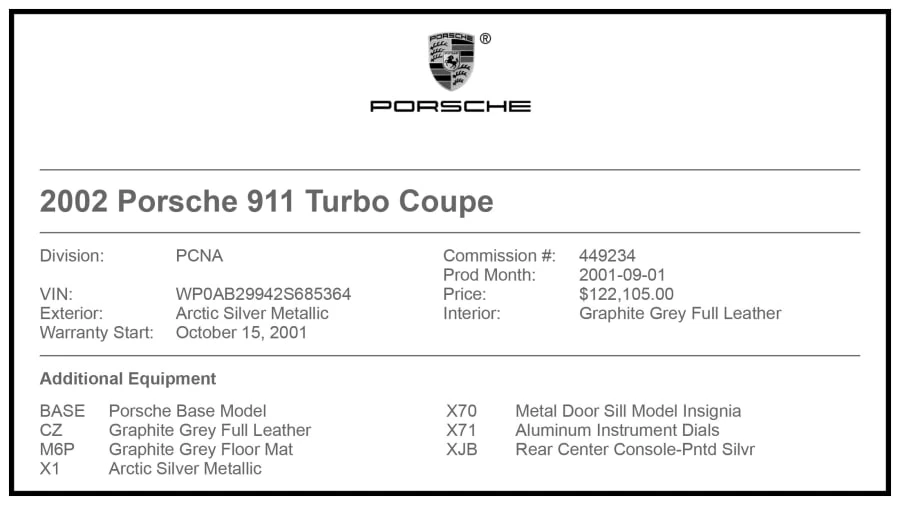2002 Porsche 996 Turbo - Image 14 of 17