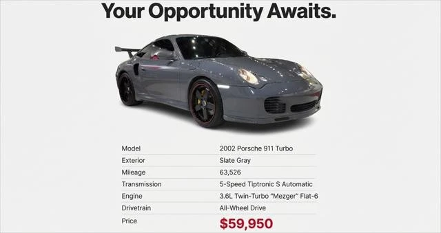2002 Porsche 996 Turbo - Image 14 of 31