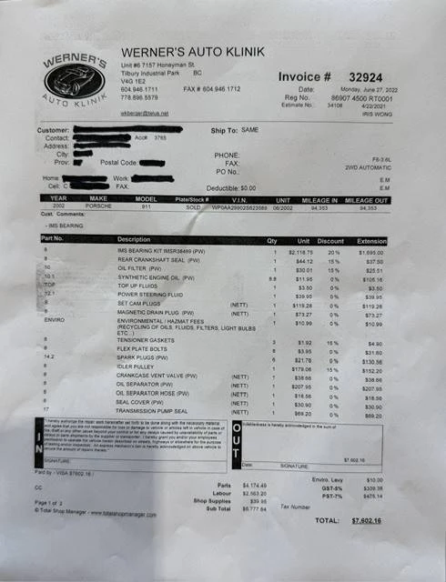 2002 Porsche 996 Carrera - Image 16 of 17