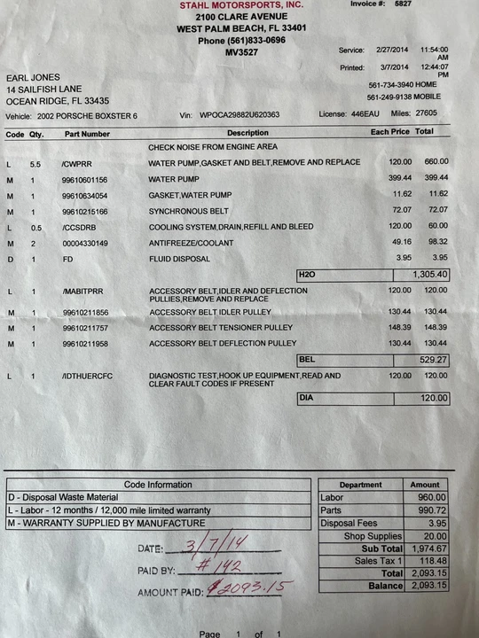 2002 Porsche 986 Boxster - Image 16 of 20