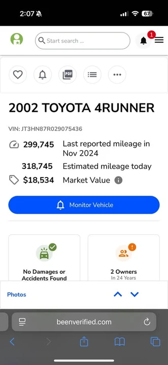 2002 Toyota 4Runner 3rd Gen - Image 19 of 19