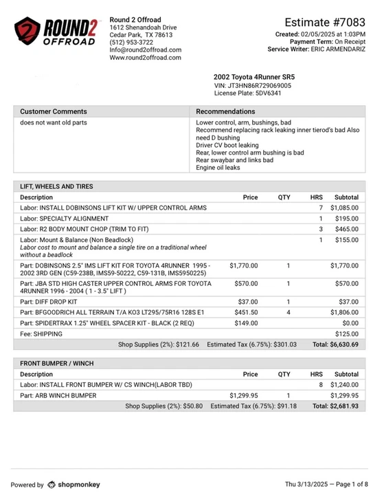 2002 Toyota 4Runner 3rd Gen - Image 7 of 9