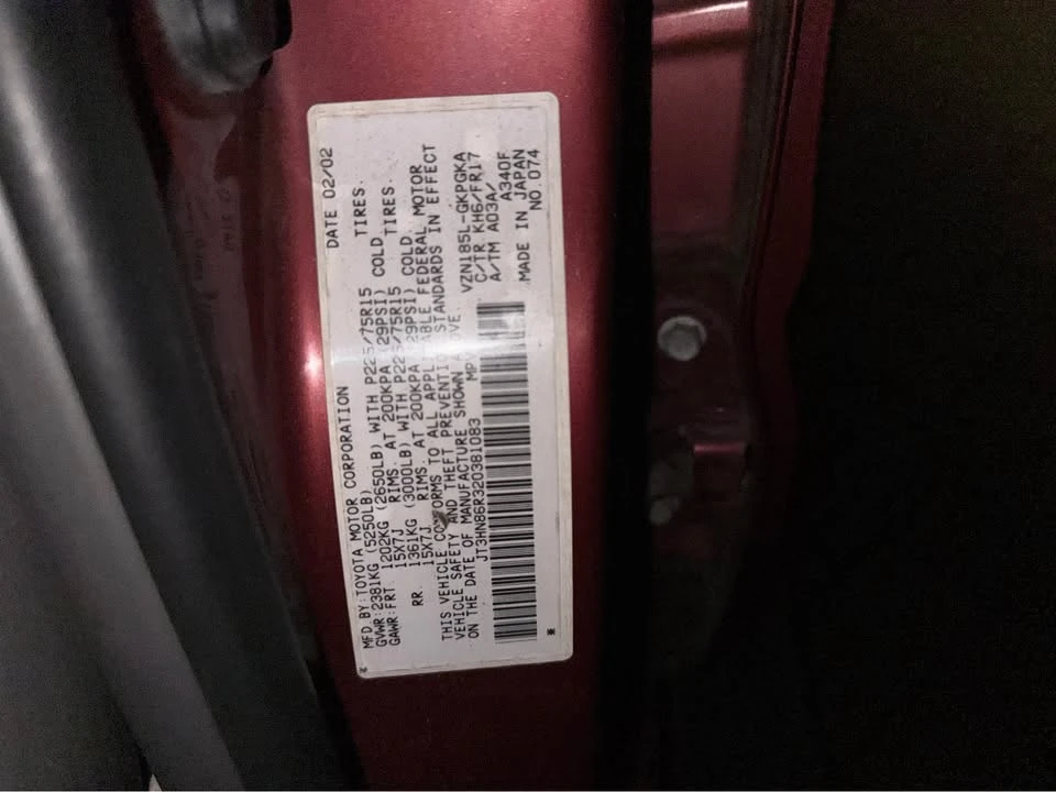 2002 Toyota 4Runner 3rd Gen - Image 9 of 9