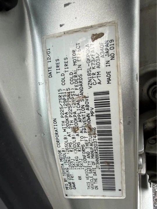 2002 Toyota 4Runner 3rd Gen - Image 7 of 20