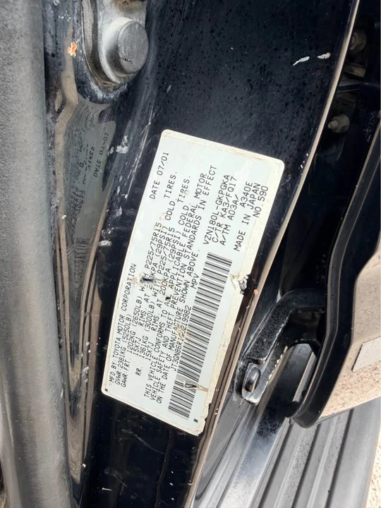 2002 Toyota 4Runner 3rd Gen - Image 7 of 8