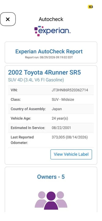 2002 Toyota 4Runner 3rd Gen - Image 9 of 11