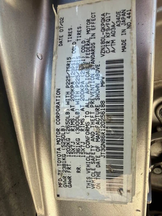 2002 Toyota 4Runner 3rd Gen - Image 11 of 20