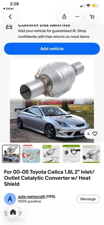 2002 Toyota Celica 7th Gen - Image 8 of 8