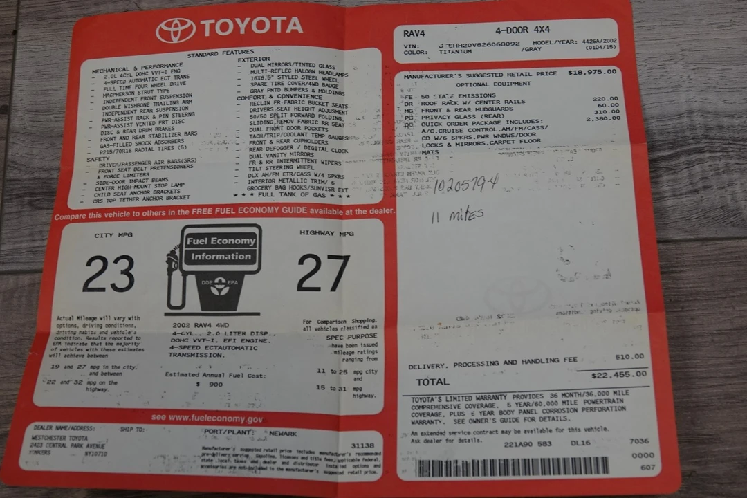 2002 Toyota RAV4 2nd Gen - Image 8 of 8
