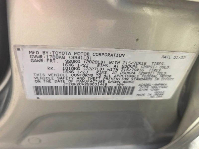 2002 Toyota RAV4 2nd Gen - Image 20 of 20