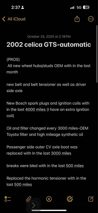2002 Toyota Celica 7th Gen - Image 10 of 12