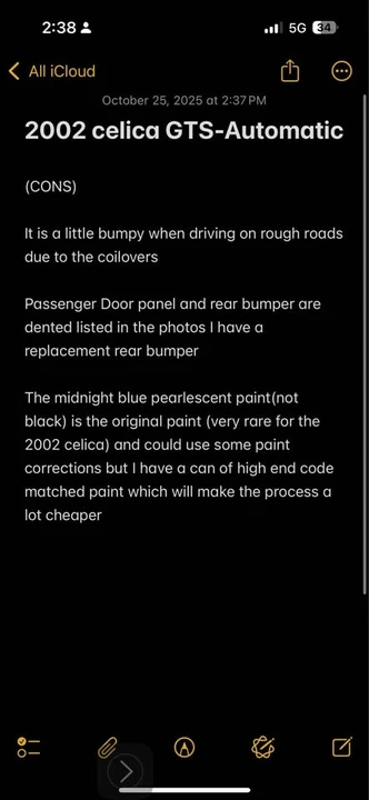 2002 Toyota Celica 7th Gen - Image 12 of 12