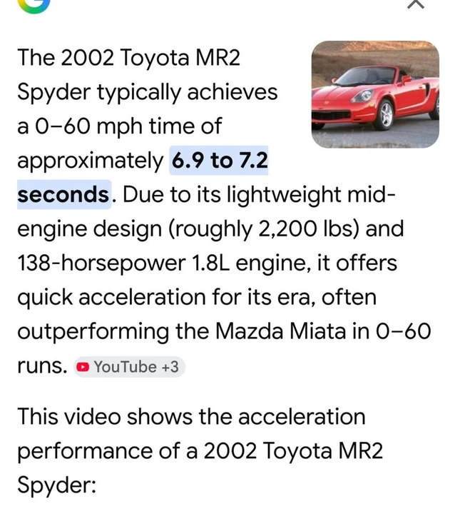 2002 Toyota MR2 Spyder/MR-S - Image 12 of 13