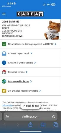 2002 BMW E46 M3 - Image 13 of 13