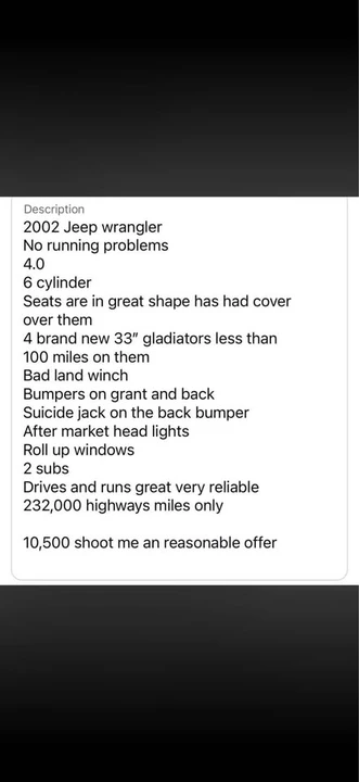 2002 Jeep TJ Wrangler - Image 6 of 6