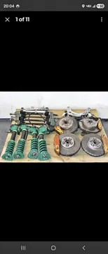 Subaru WRX STI Brembo Disc Brake V8 Calipers Front & Rear Tien Coil Axels