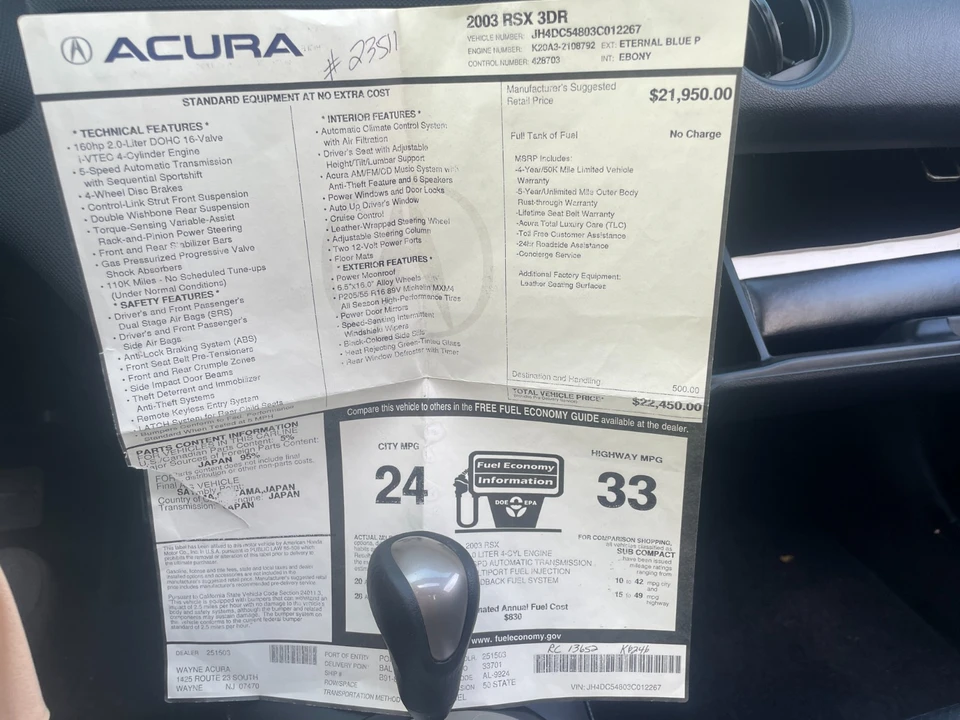 2003 Acura RSX - Image 14 of 14