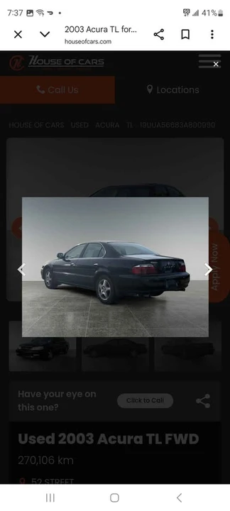 2003 Acura TL 2nd Gen - Image 2 of 3