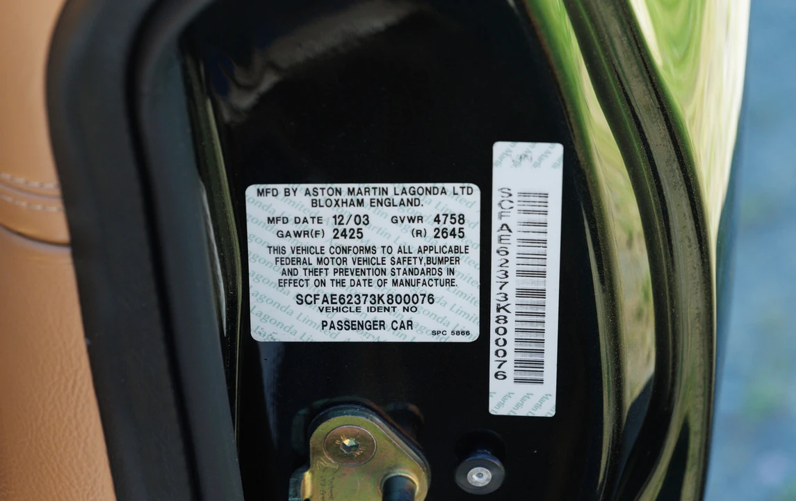 2003 Aston Martin DB AR1 - Image 28 of 31